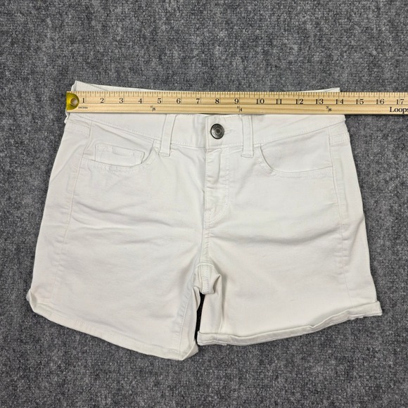 American Eagle Super Stretch Shorts Womens 4 Multicolor Bundle 6pk Mid Rise Mini - Picture 12 of 15